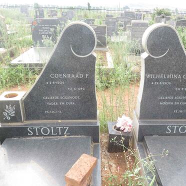 STOLTZ Coenraad 1905-1979 &amp; Wilhelmina G.F. 1906-1968
