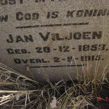 VILJOEN Jan 1853-1915