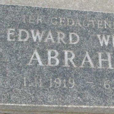 ABRAHAM Edward William 1919-1989