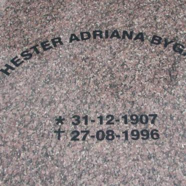 BYGATE Hester Adriana 1907-1996