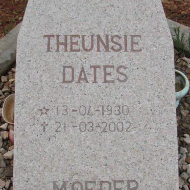 DATES Theunsie 1930-2002