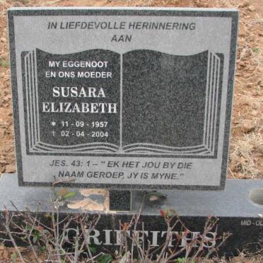 GRIFFITHS Susara Elizabeth 1957-2004