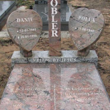 GROBLER Gabriel Conraad Daniel 1943-1998 &amp; Jacoba Paulina 1940-