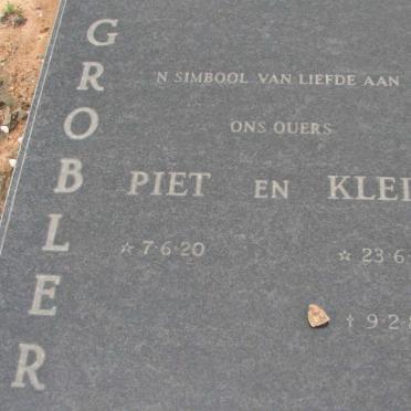 GROBLER Piet 1920- &amp; Klein 1925-1987