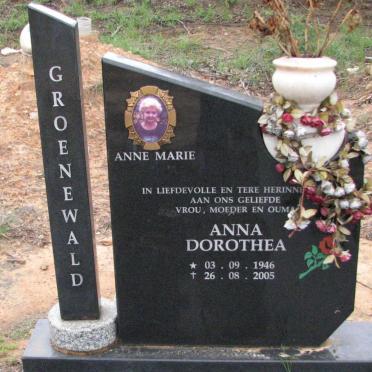 GROENEWALD Anna Dorothea 1946-2005