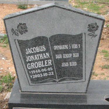 GROBLER Jacobus Jonathan 1948-2003