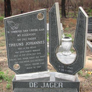 JAGER Theunis Johannes, de 1945-1985