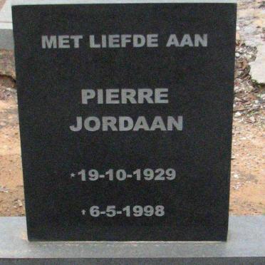 JORDAAN Pierre 1929-1998