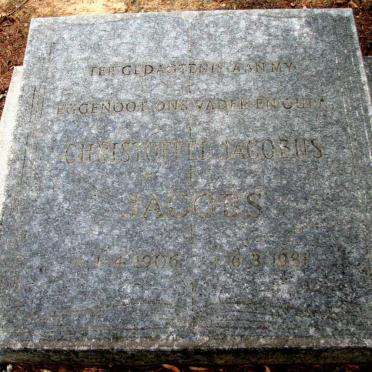 JACOBS Christoffel Jacobus 1906-1981