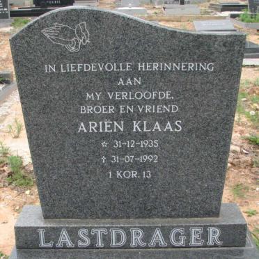 LASTDRAGER Ariën Klaas 1935-1992
