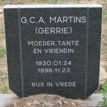 MAARTINS G.C.A. 1930-1996