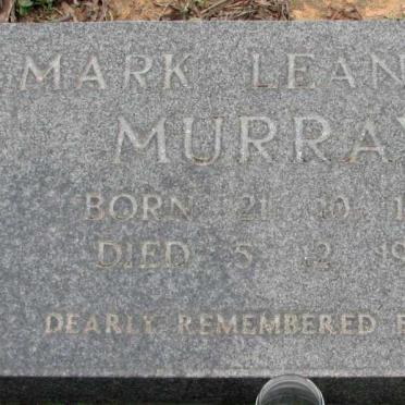 MURRAY Mark Leander 1958-1985