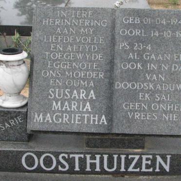 OOSTHUIZEN Susara Maria Magrietha 1944-1990