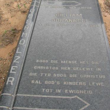 OBERHOLZER Gilliam Johannes 1916-1982