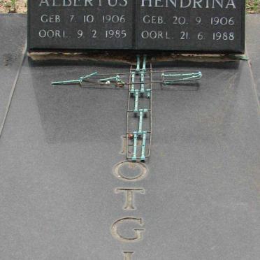 POTGIETER Nicolaas Albertus 1906-1955 &amp; Elizabeth Hendrina 1906-1988