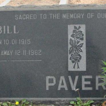 PAVER Bill 1915-1982 &amp; Phyllis 1920-1992