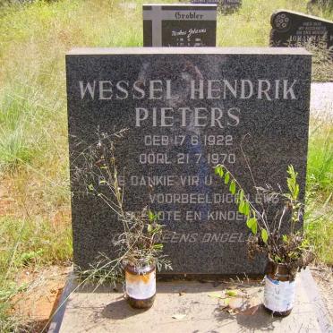 PIETERS Wessel Hendrik 1922-1970