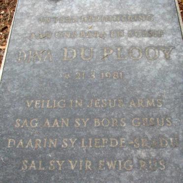 PLOOY Dina, du 1981-1981