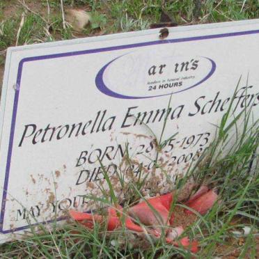 SCHEFFERS Petronella Emma 1973-2008