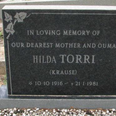 TORRI Hilda nee KRAUSE 1916-1981