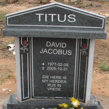 TITUS David Jacobus 1977-2005