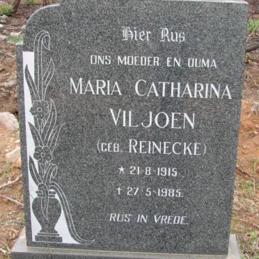 VILJOEN Maria Catharina geb REINECKE 1915-1985