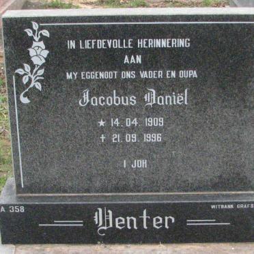 VENTER Jacobus Daniël 1909-1996