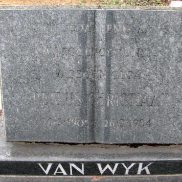 WYK Petrus Christiaan, van 1905-1984