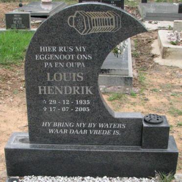 SERFONTEIN Louis Hendrik 1935-2005