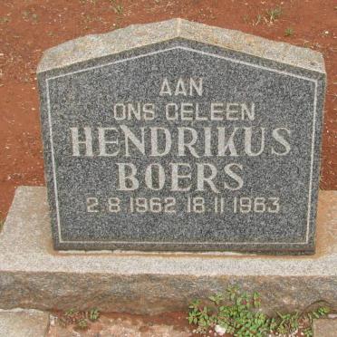BOERS Hendrikus 1962-1963