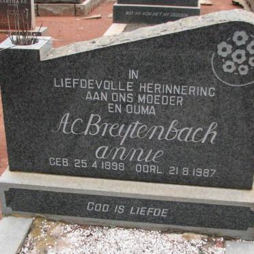 BREYTENBACH A.C. 1898-1987