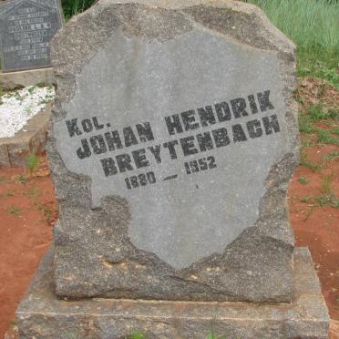 BREYTENBACH Johan Hendrik 1880-1952