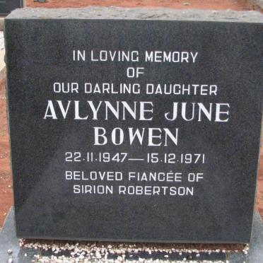 BOWEN Avlynne June 1947-1971