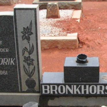BRONKHORST Johannes Hendrik 1890-1961 &amp; Gertruida Johanna 1897-1983