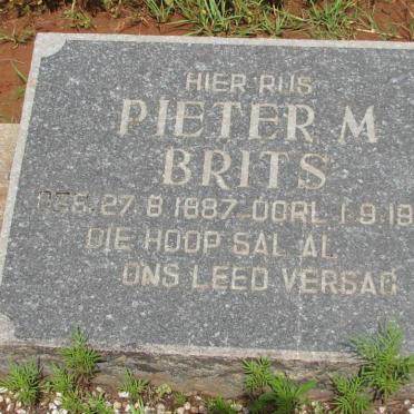 BRITS Pieter M. 1887-1959