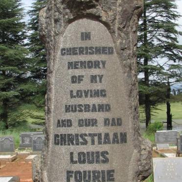 FOURIE Christiaan Louis 1902-1947