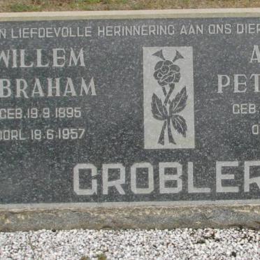 GROBLER Willem Abraham 1895-1957 &amp; Aletha Petronella RAATH 1898-1970