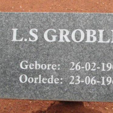 GROBLER L.S. 1901-1964