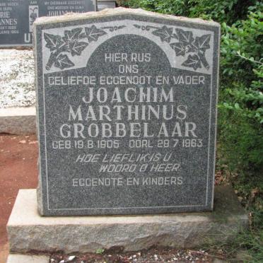GROBBELAAR Joachim Marthinus 1905-1963