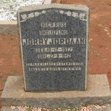 JORDAAN Jorry 1927-1942