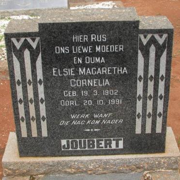 JOUBERT Elsie Magaretha Cornelia 1902-1991