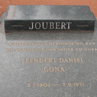 JOUBERT Leendert Daniel 1902-1971