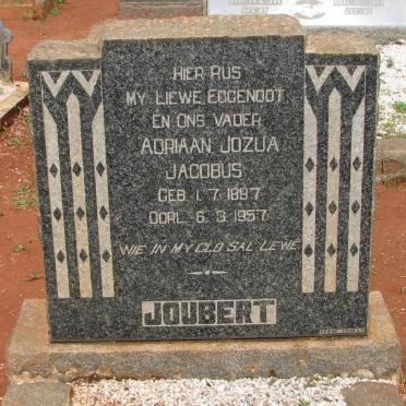 JOUBERT Adriaan Jozua Jacobus 1897-1957
