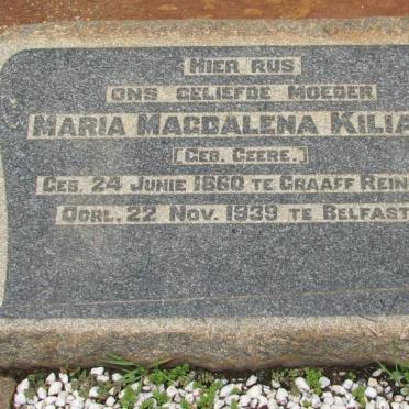 KILIAN Maria Magdalena nee GEERE 1860-1939