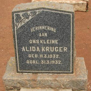 KRUGER Alida 1932-1932
