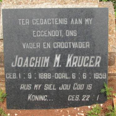 KRUGER Joachim M. 1888-1959