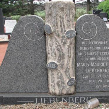 LIEBENBERG Maria Magrietha D. nee COETZER 1928-1970
