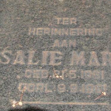 MARÉ Salie 1861-1961