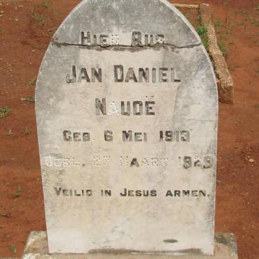 NAUDË Jan Daniel 1913-1929