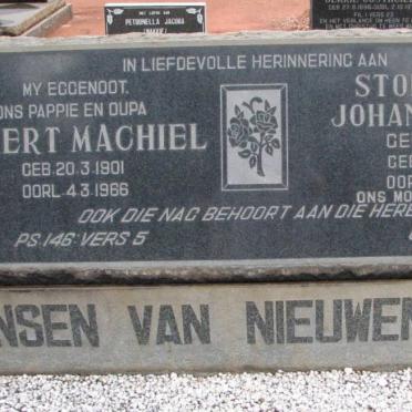 NIEUWENHUIZEN Ockert Machiel, Jansen van 1901-1966 &amp; Stoffelina Johanna Maria STOLTZ 1907-1976